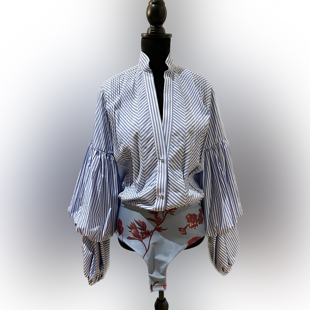 Johanna Ortiz striped shirt/body suit